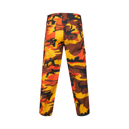 Combat Cargo Trouser 6 Pocket Orange Camo