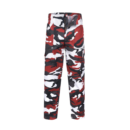 Combat Cargo Trouser 6 Pocket Red Camo