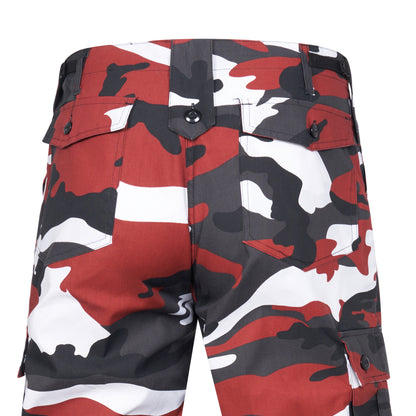 Combat Cargo Trouser 6 Pocket Red Camo