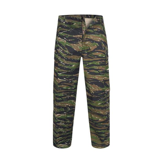 Army Trousers Combat Cargo Pants Tiger Stripe Camo