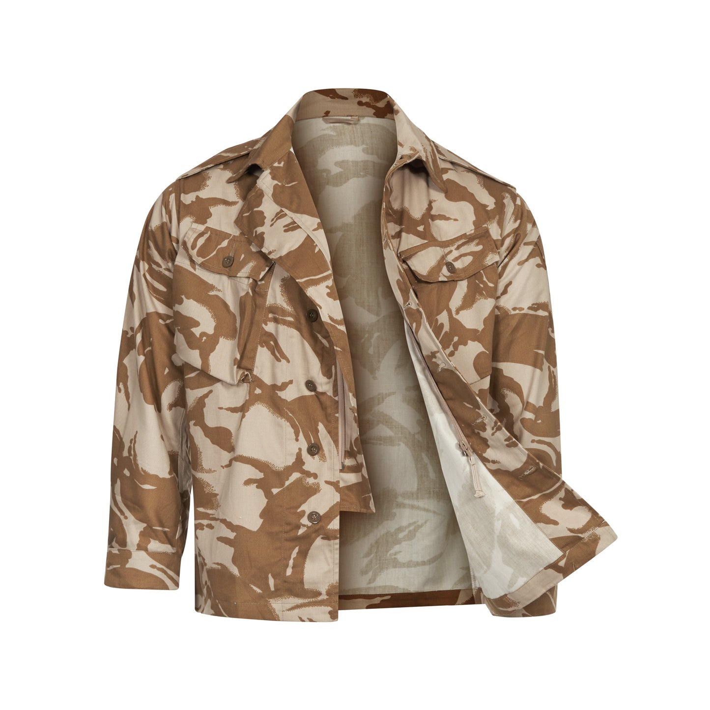 Original British Army Jacket DPM Camo Shirt Desert Camo