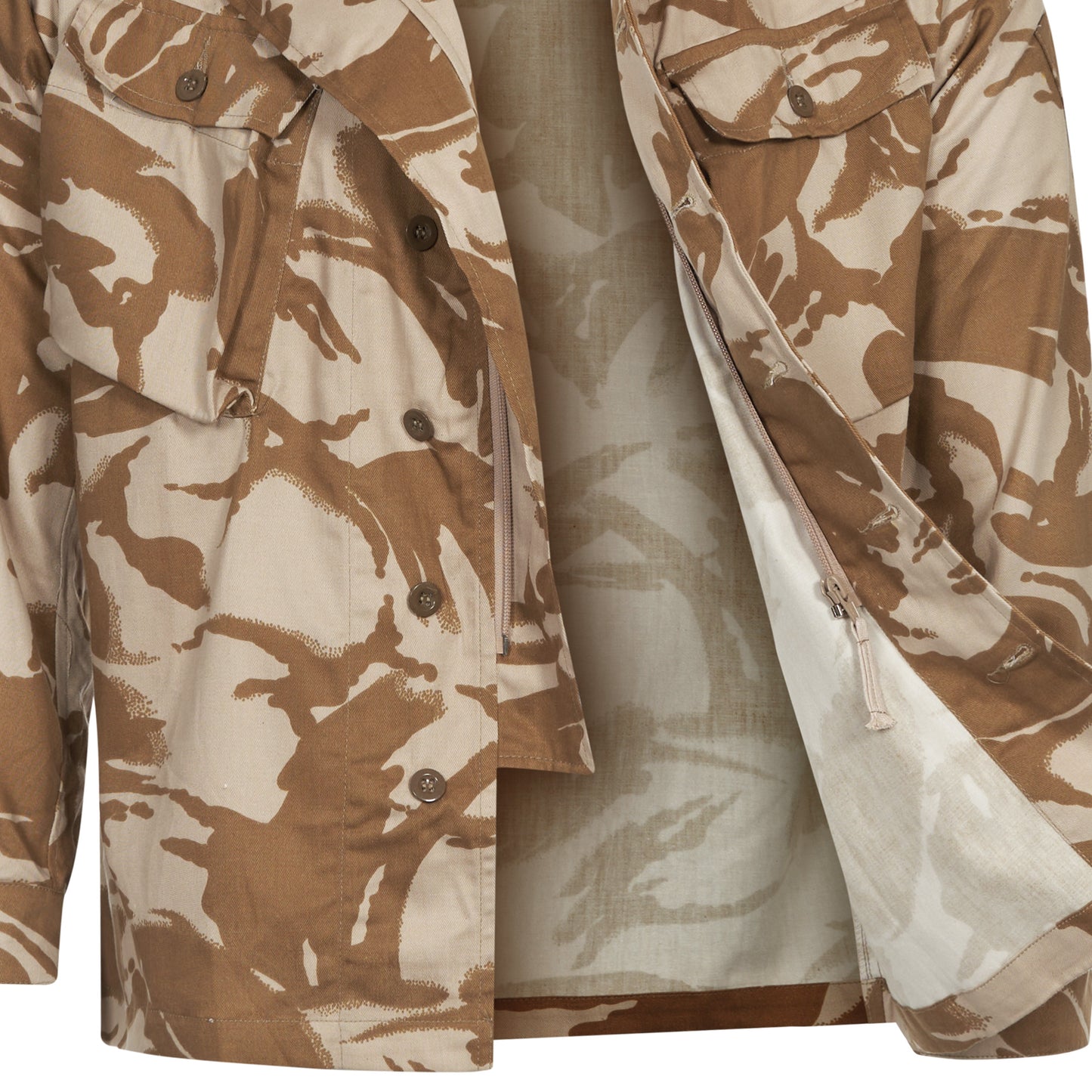 Original British Army Jacket DPM Camo Shirt Desert Camo