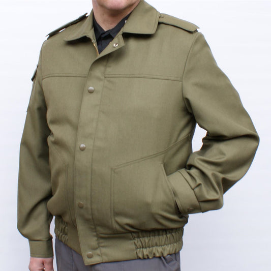 Army Jacket Original Czech Combat Dress Vintage Surplus Field Coat Bomber Used Olive