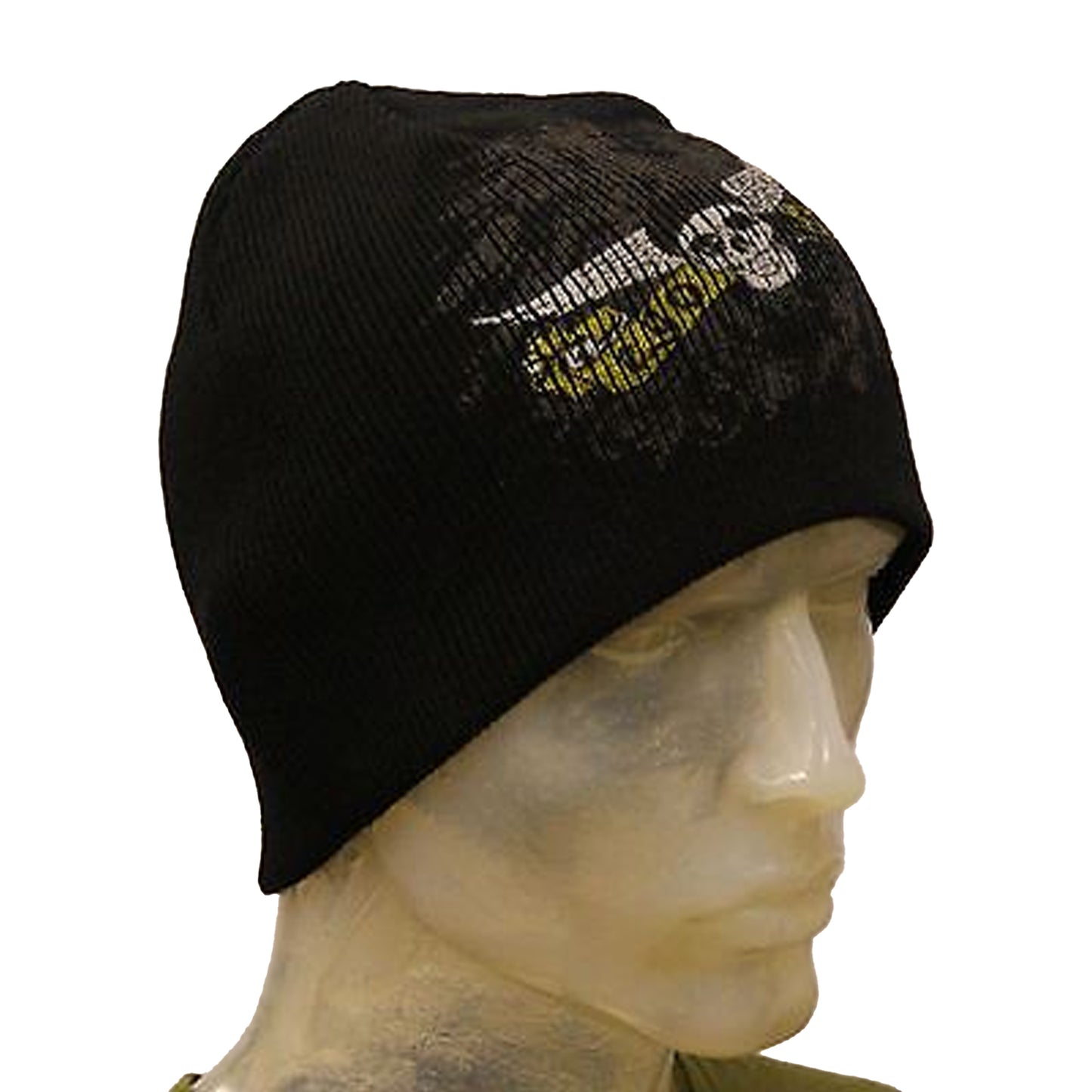 Winter Hat Printed Ego Wings Beanie Watch Cap Black