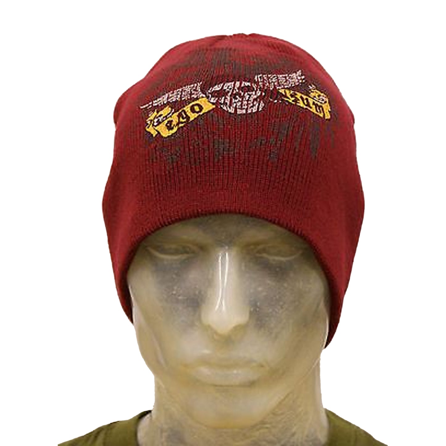 Winter Hat Printed Ego Wings Beanie Watch Cap Maroon