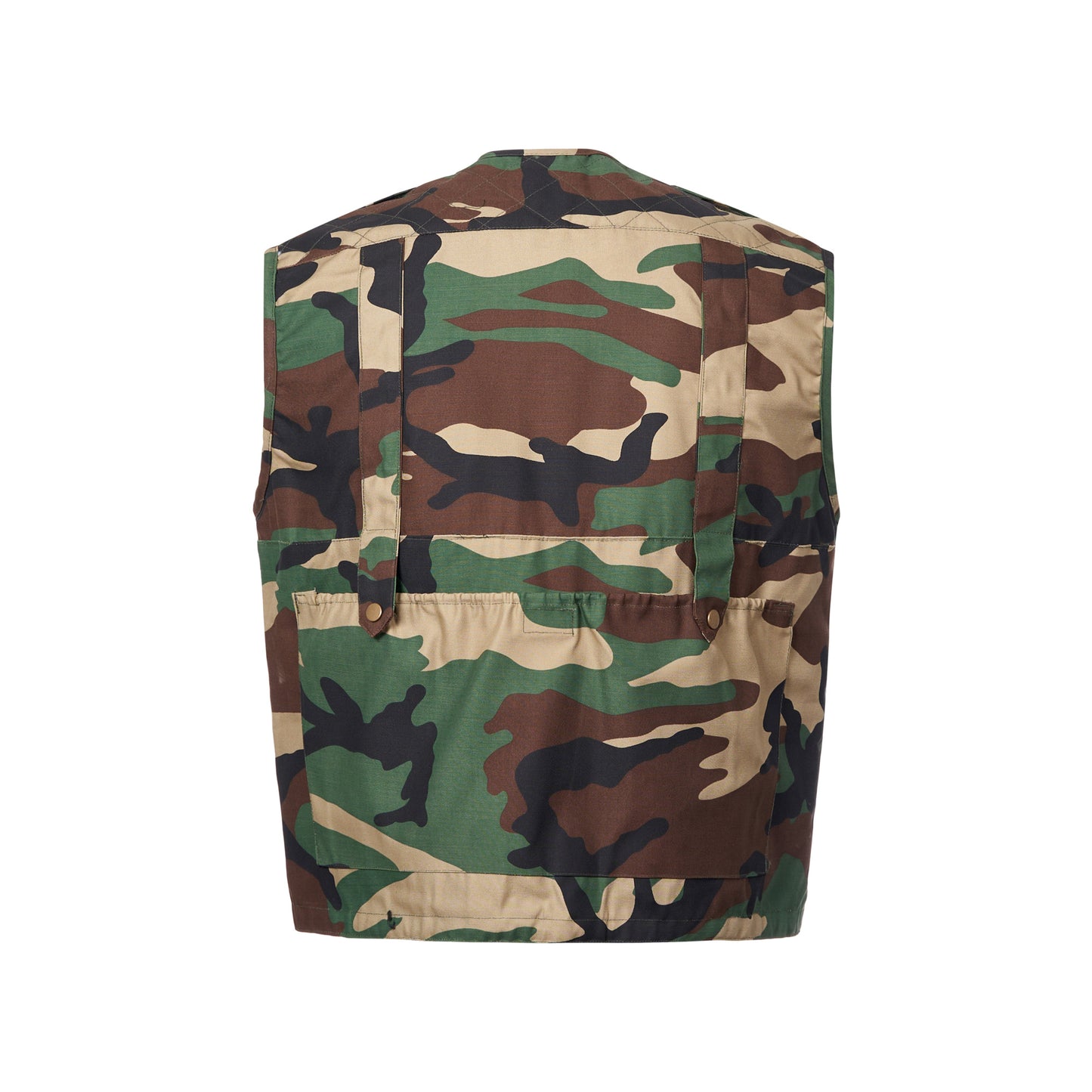 Gilet Multi Pocket Woodland Camo