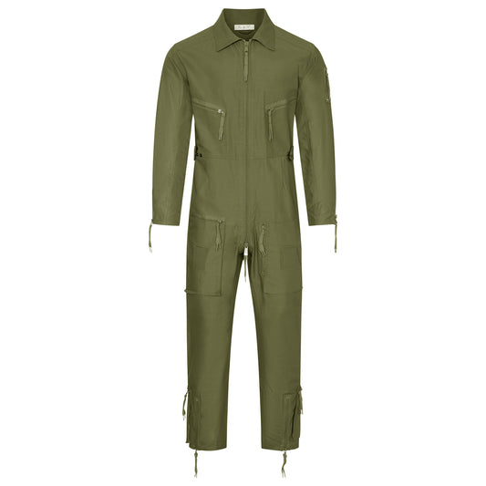 Flying Suit Flight Jumpsuit Military Style Coverall  Olive