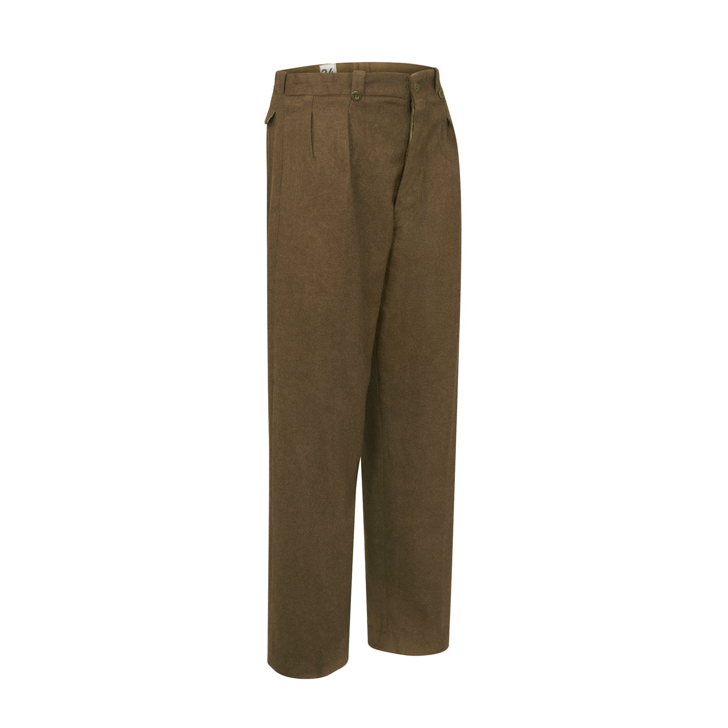 Wool Trousers Original French Army WWII Pants Khaki