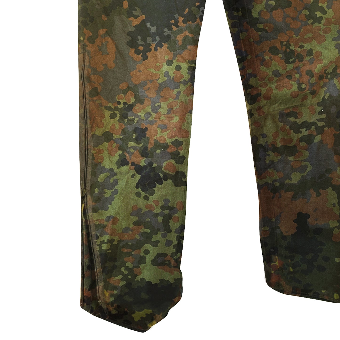 Waterproof Trousers German Bundeswehr Bib & Brace Grade 2 Flecktarn Camo