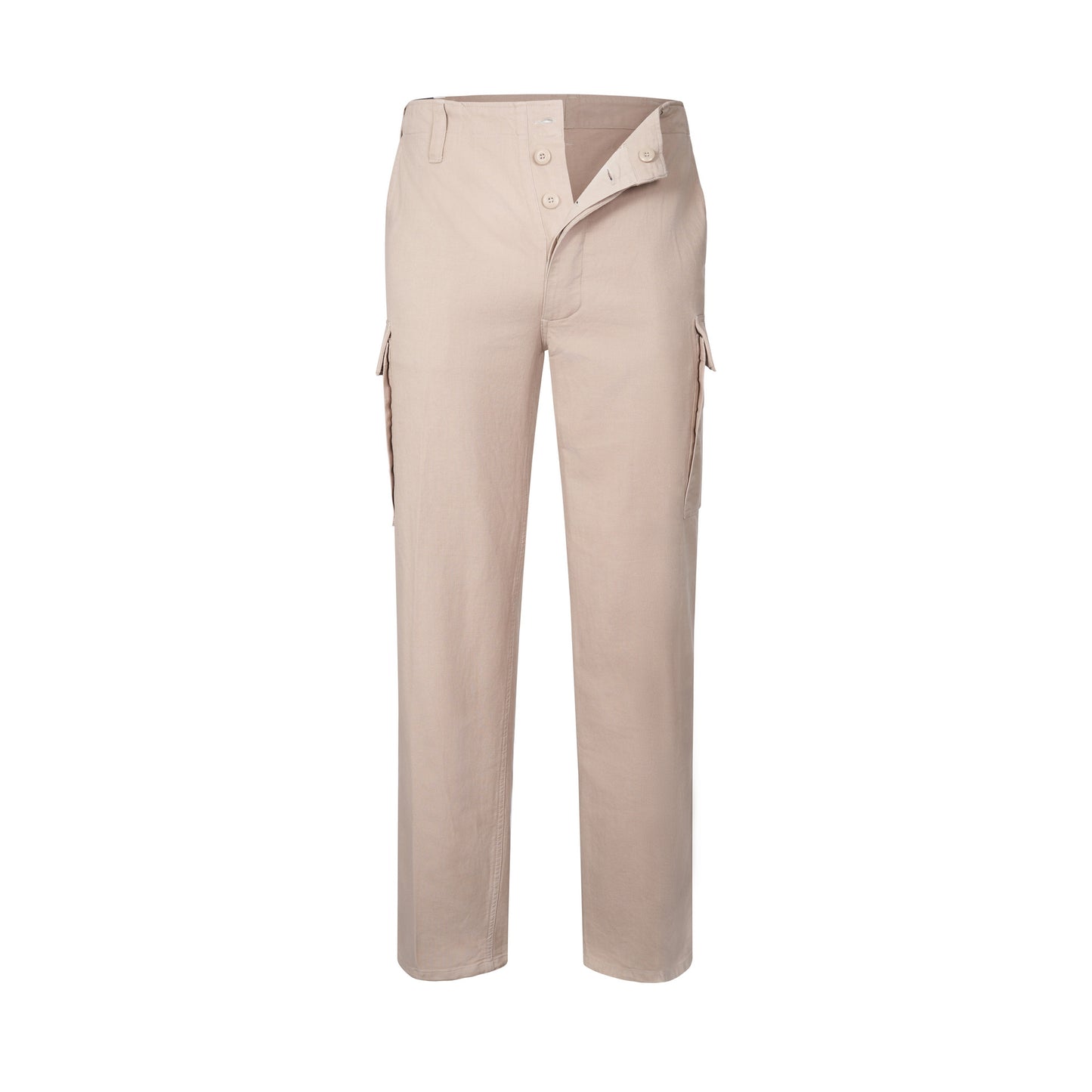 Moleskin Trousers Work Cotton Pants Beige