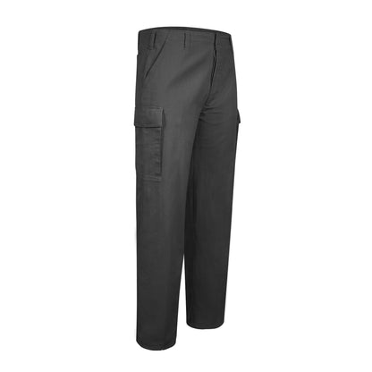 Moleskin Trousers Work Cotton Pants Black