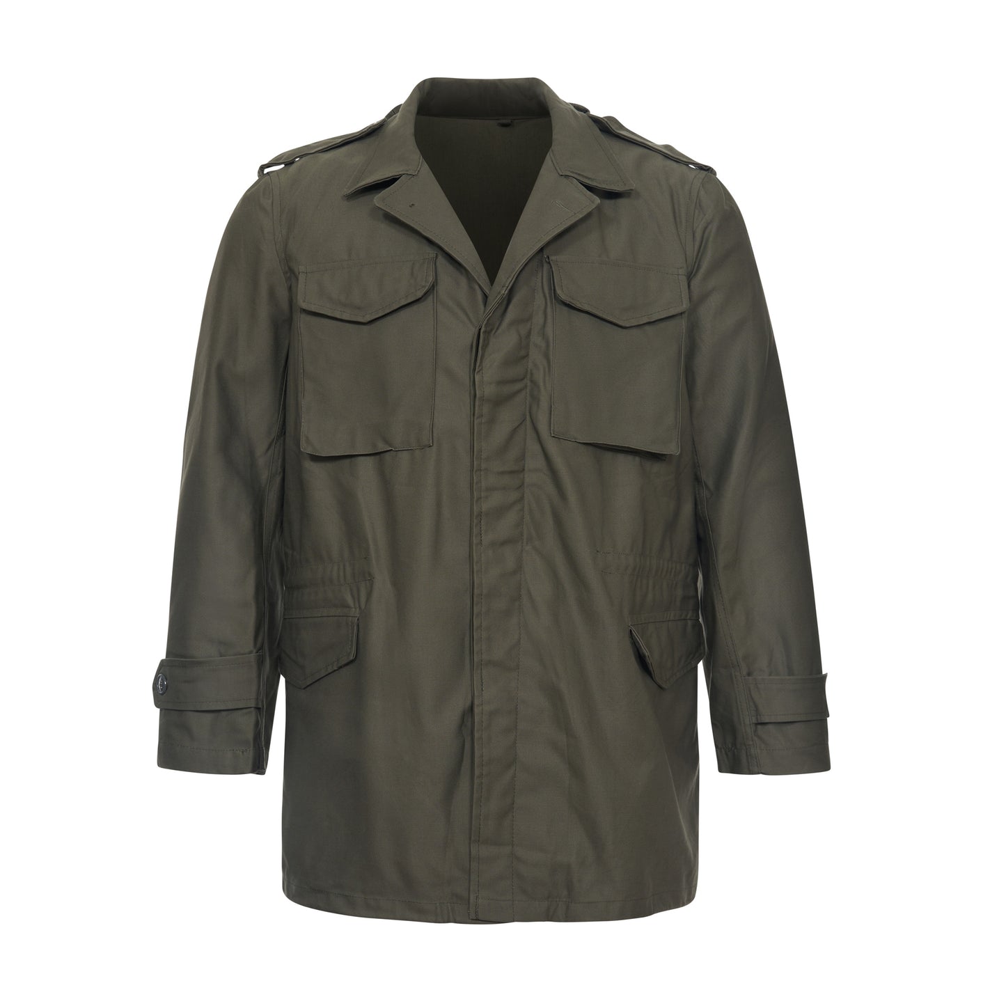 Original Greek Army Jacket Military Vintage Field Coat Olive