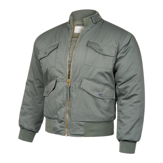 Flight Jacket Padded Helicopter Pilot Bomber Grey