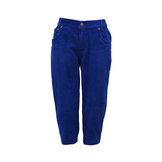 Kids Trousers Warm Corduroy Pants Royal Blue