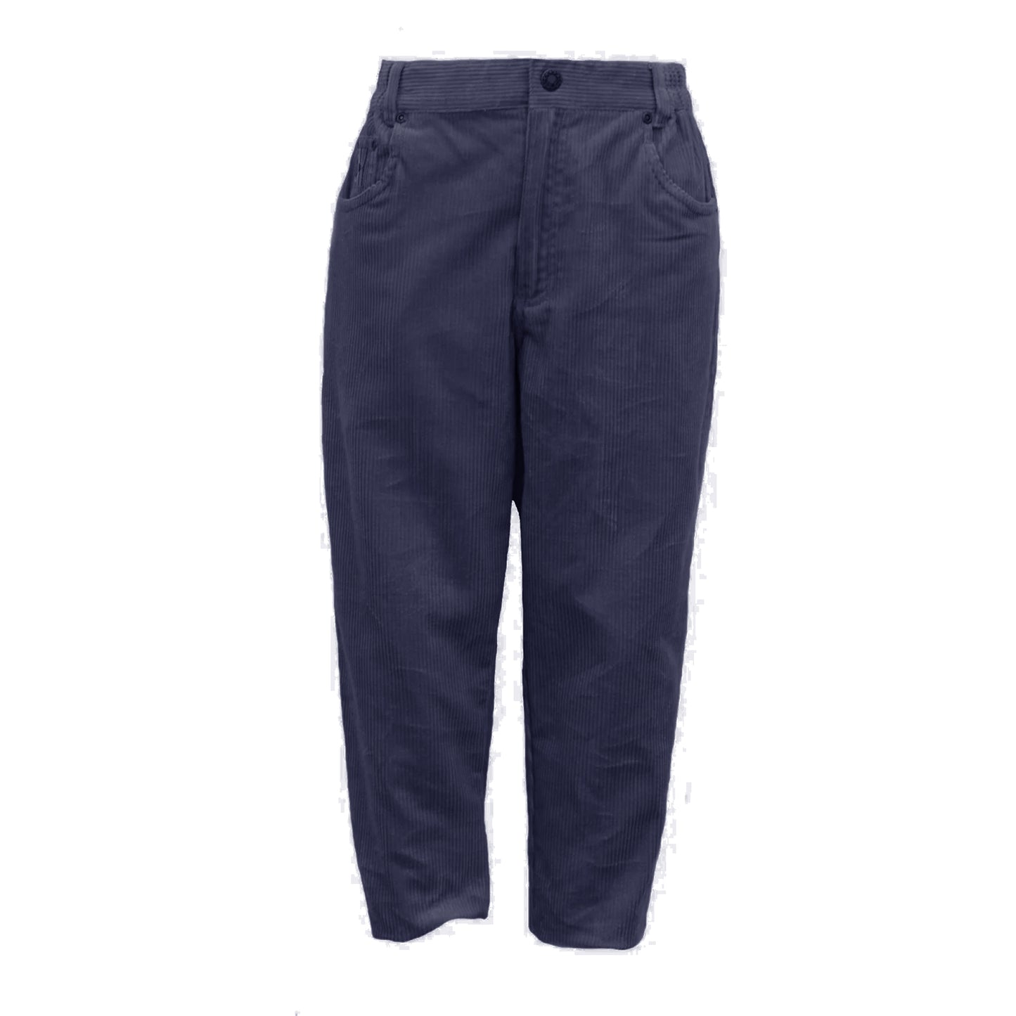 Kids Trousers Warm Corduroy Pants Navy