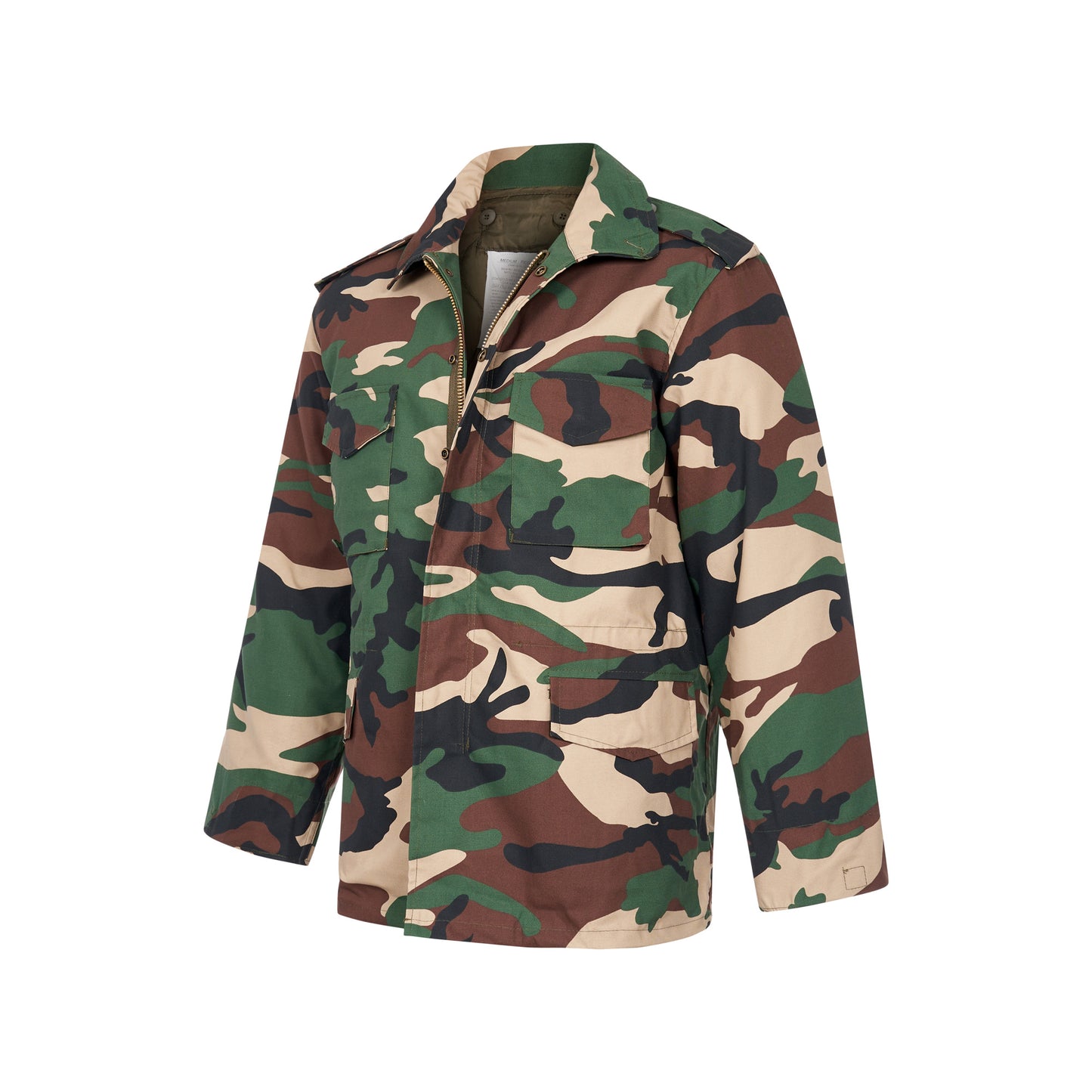 M65 Field Jacket Lined Woodland Camo