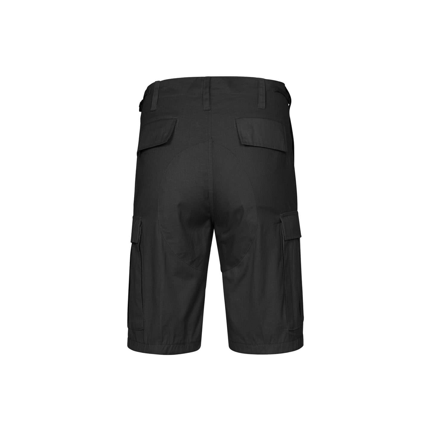 Combat Short Army Multi Pocket Ripstop Cargo Black