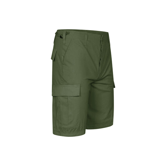 Combat Short Army Multi Pocket Ripstop Cargo Olive