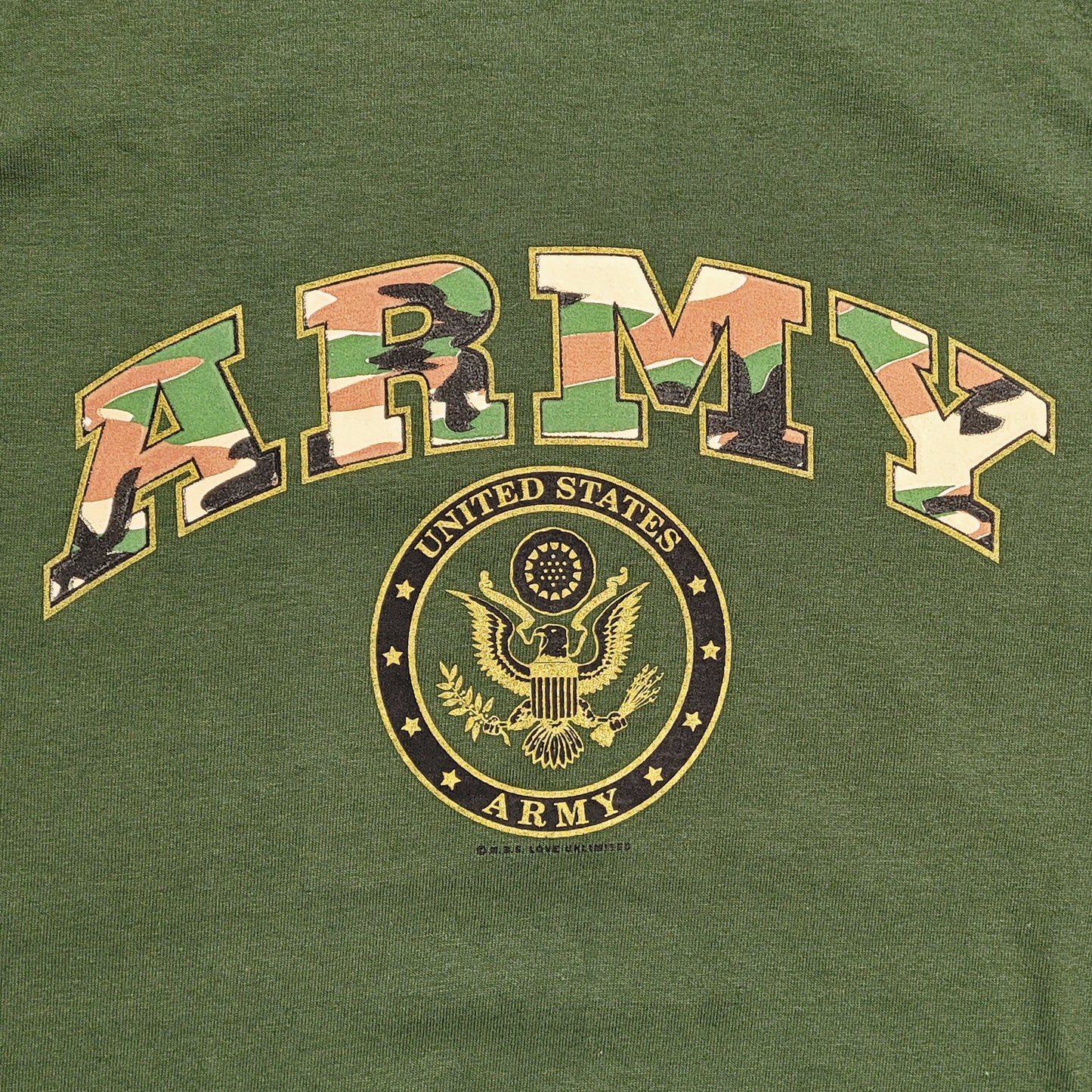 Army Vest ARMY Printed Cotton Combat Sleevesless Top Olive