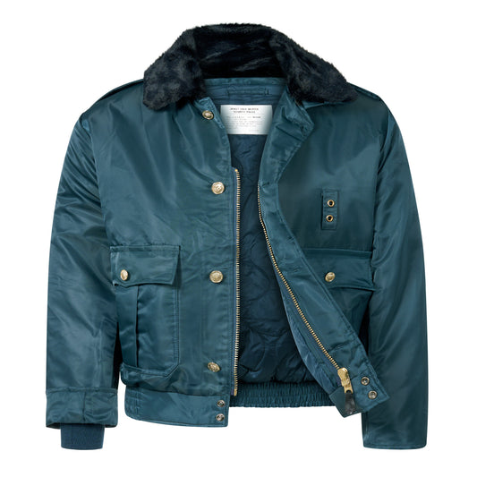 Padded Jacket NYPD Style Insulated Bomber Navy