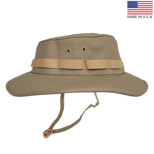 Original US Army Bush Hat Combat Tactical Boonie Beige