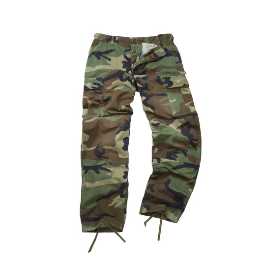 Original US Army BDU Ripstop Pant Military Combat Trouser Woodland Camo