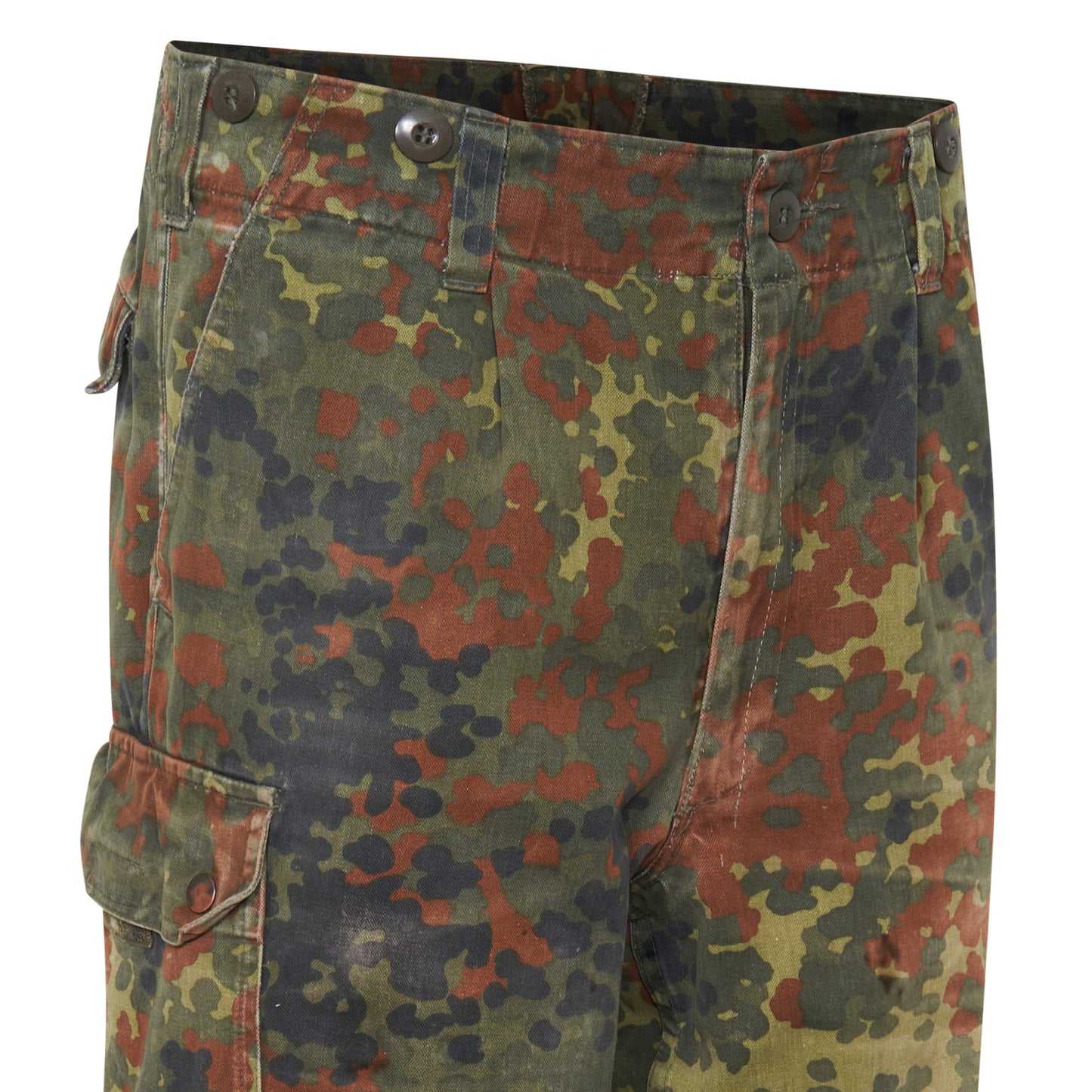 Army Trousers German Bundeswehr Combat Pants Used Flecktarn Camo