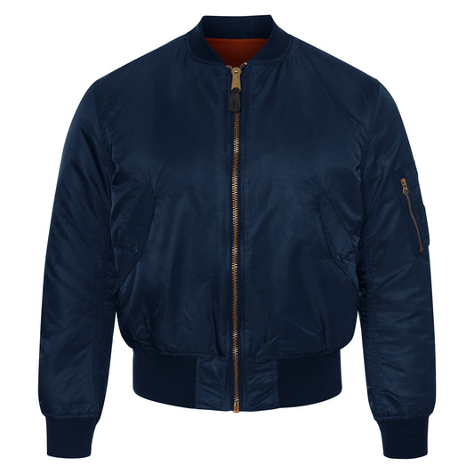 Original US MA1 Flight Jacket Padded Bomber Concord Petrol Blue