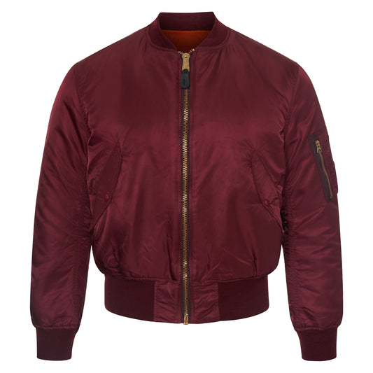 Original US MA1 Flight Jacket Padded Bomber Concord Maroon