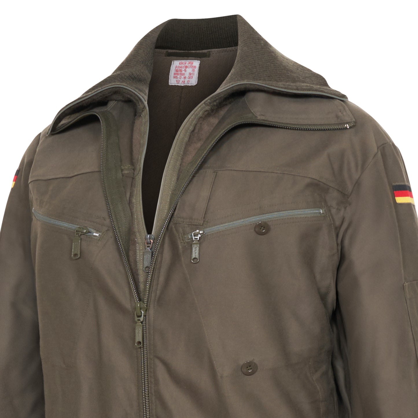 Original German Army Bundeswehr Tank Suit with Liner Olive