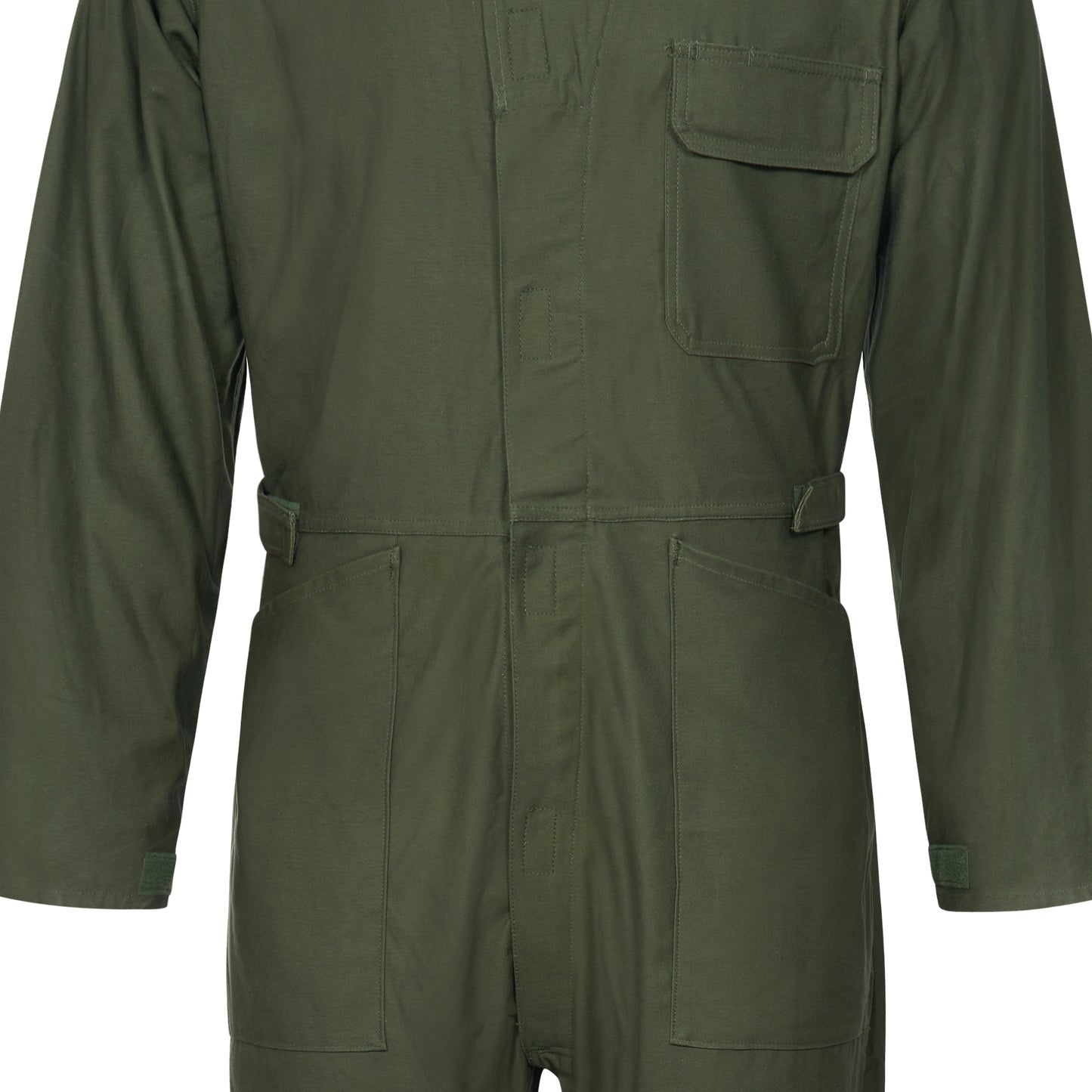 Original US Army Coveralls Military Boiler Suit With Velcro Olive