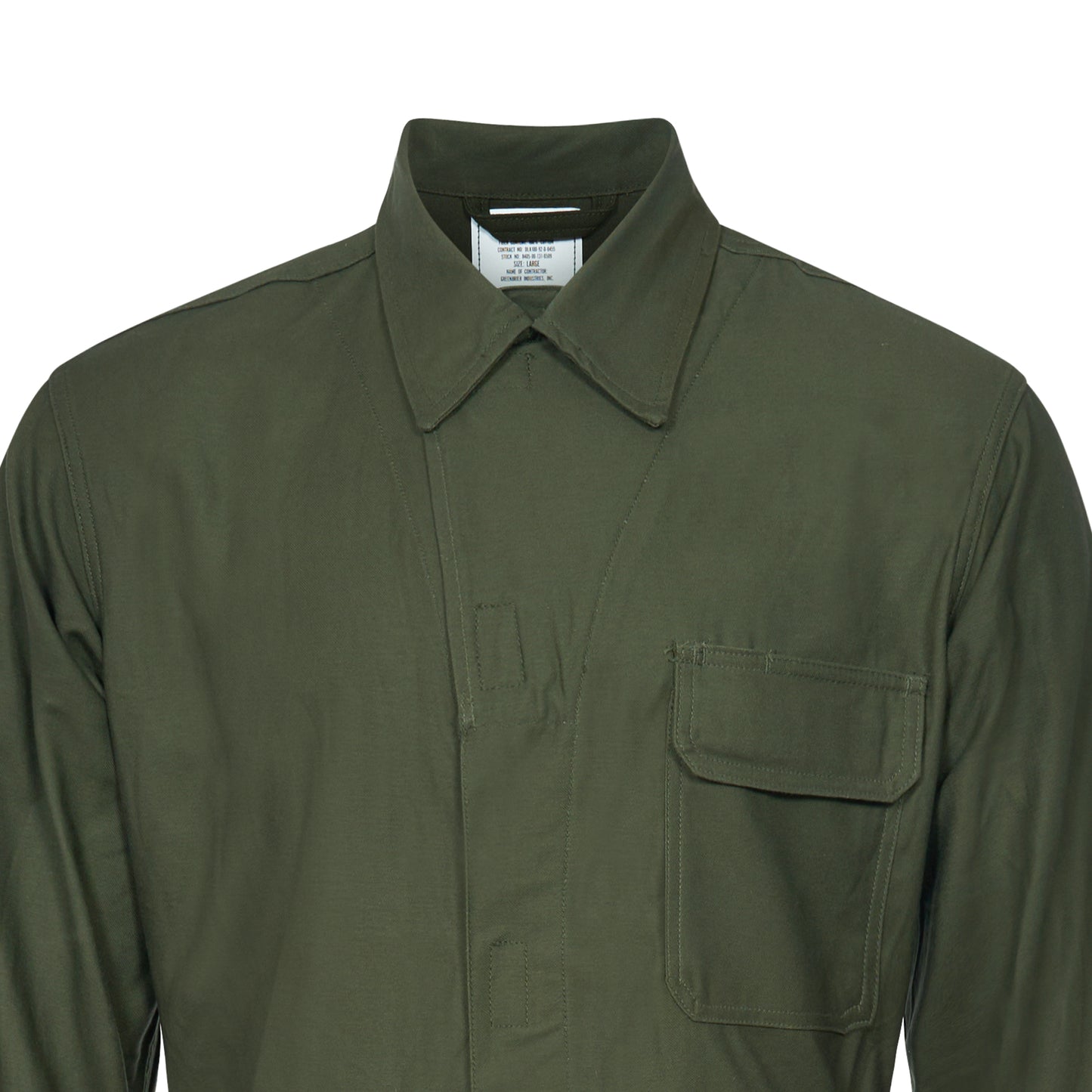 Original US Army Coveralls Military Boiler Suit With Velcro Olive