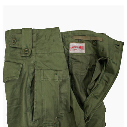 Army Trousers Original Belgian Combat Pants Used Olive