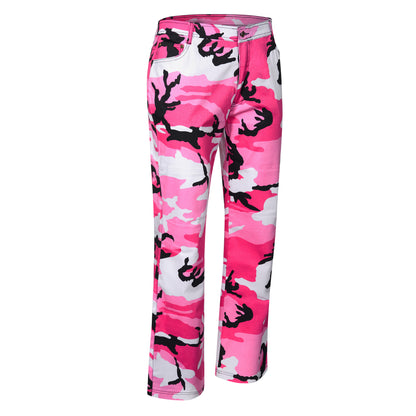 Womens Army Trouser Pink Camo