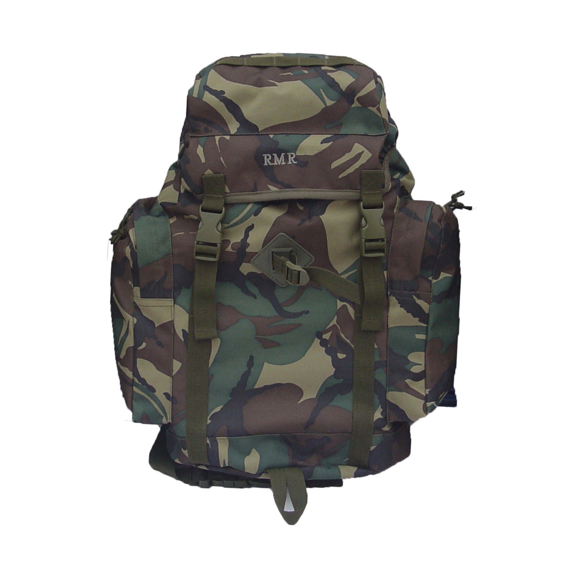 Army Rucksack Military Style Backpack Hiking Travel Bag Woodland Camo ...