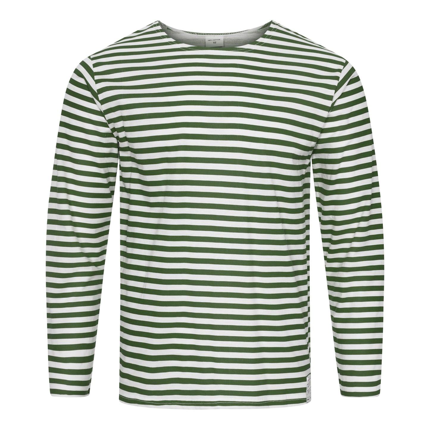 Russian Army Striped T-Shirt Long Sleeve Military Style Combat Top Green