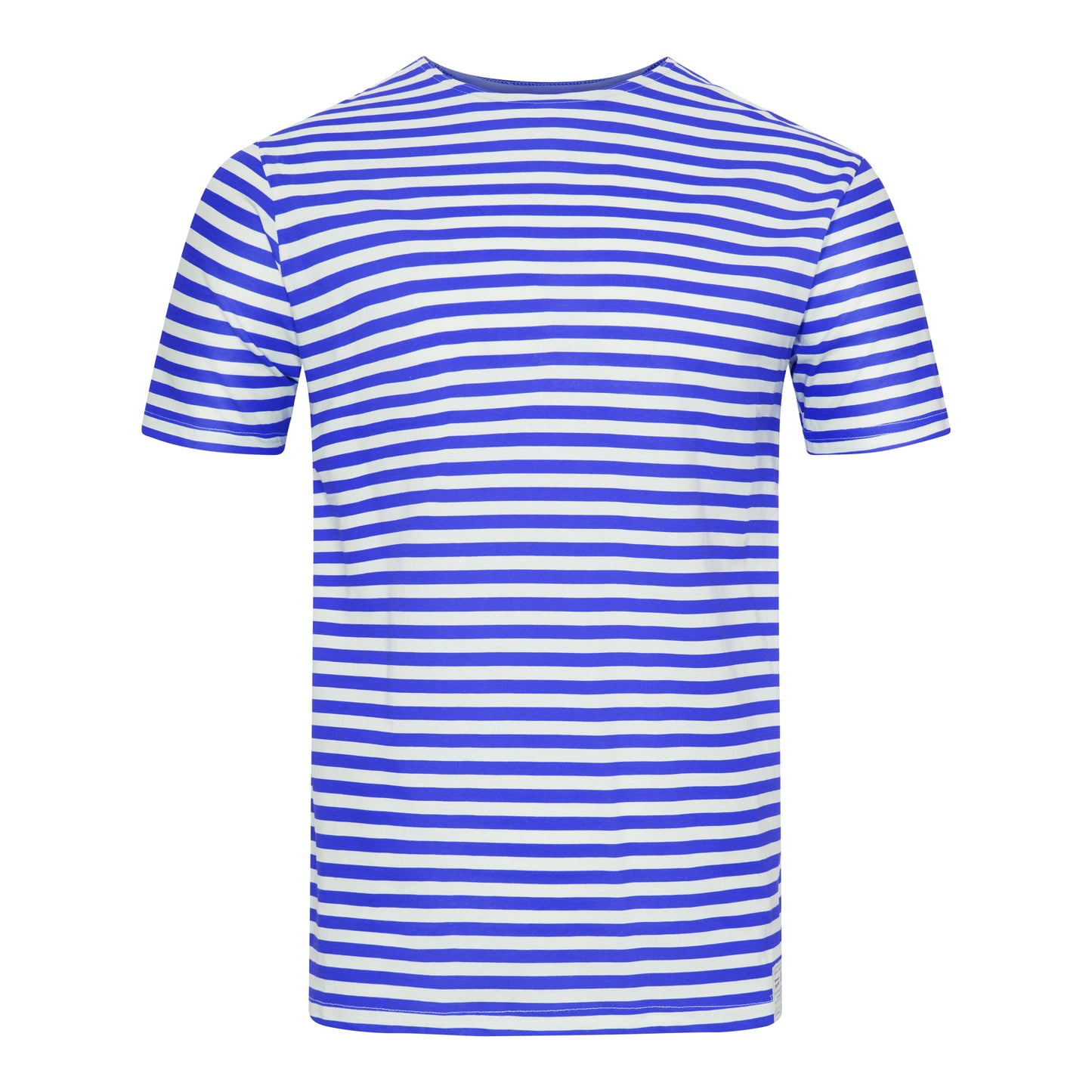 Russian Army Striped T-Shirt Short Sleeve Military Style Combat Top Royal Blue