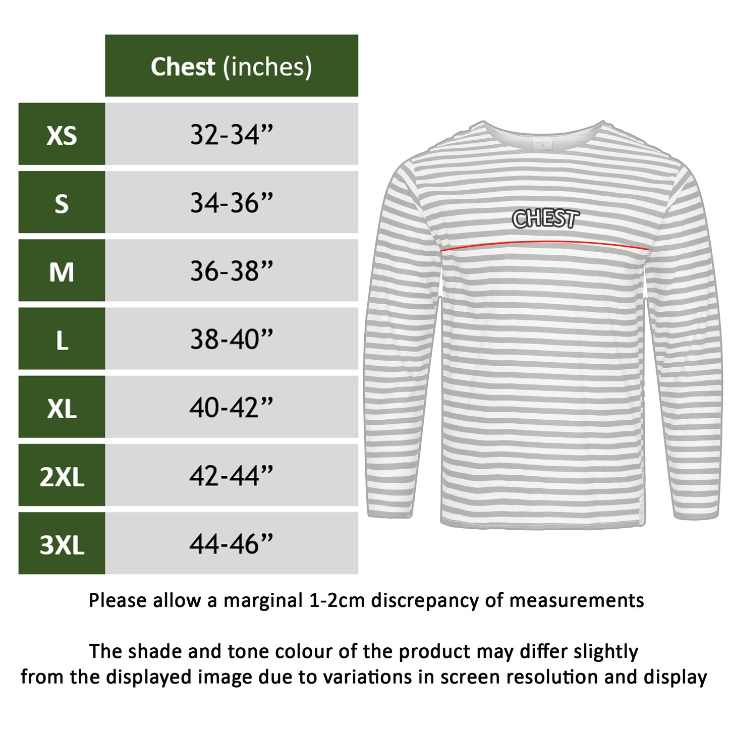Russian Army Striped T-Shirt Long Sleeve Military Style Combat Top Green