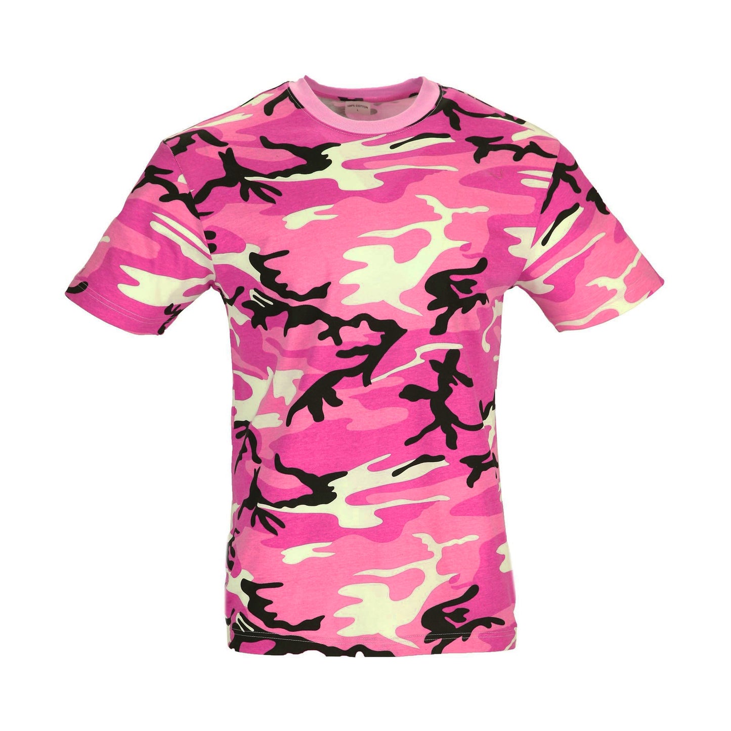 Camo T Shirt Vibrant Pink Camo