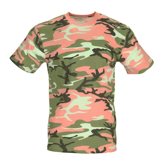 Camo T Shirt Pink Camo