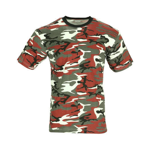 Camo T Shirt Red Camo