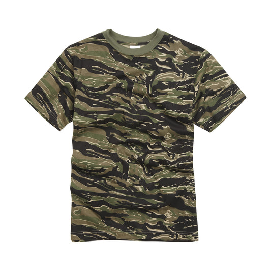 Camo T Shirt Tiger Stripe Camo