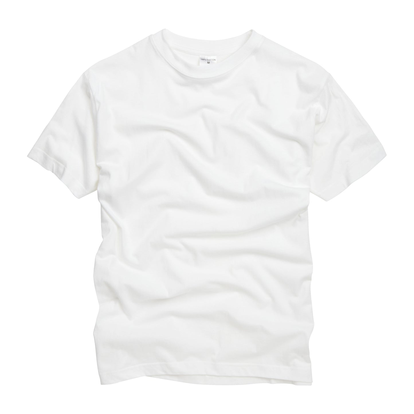 Army T-Shirt Military Style Combat Cotton Short Sleeve Top White