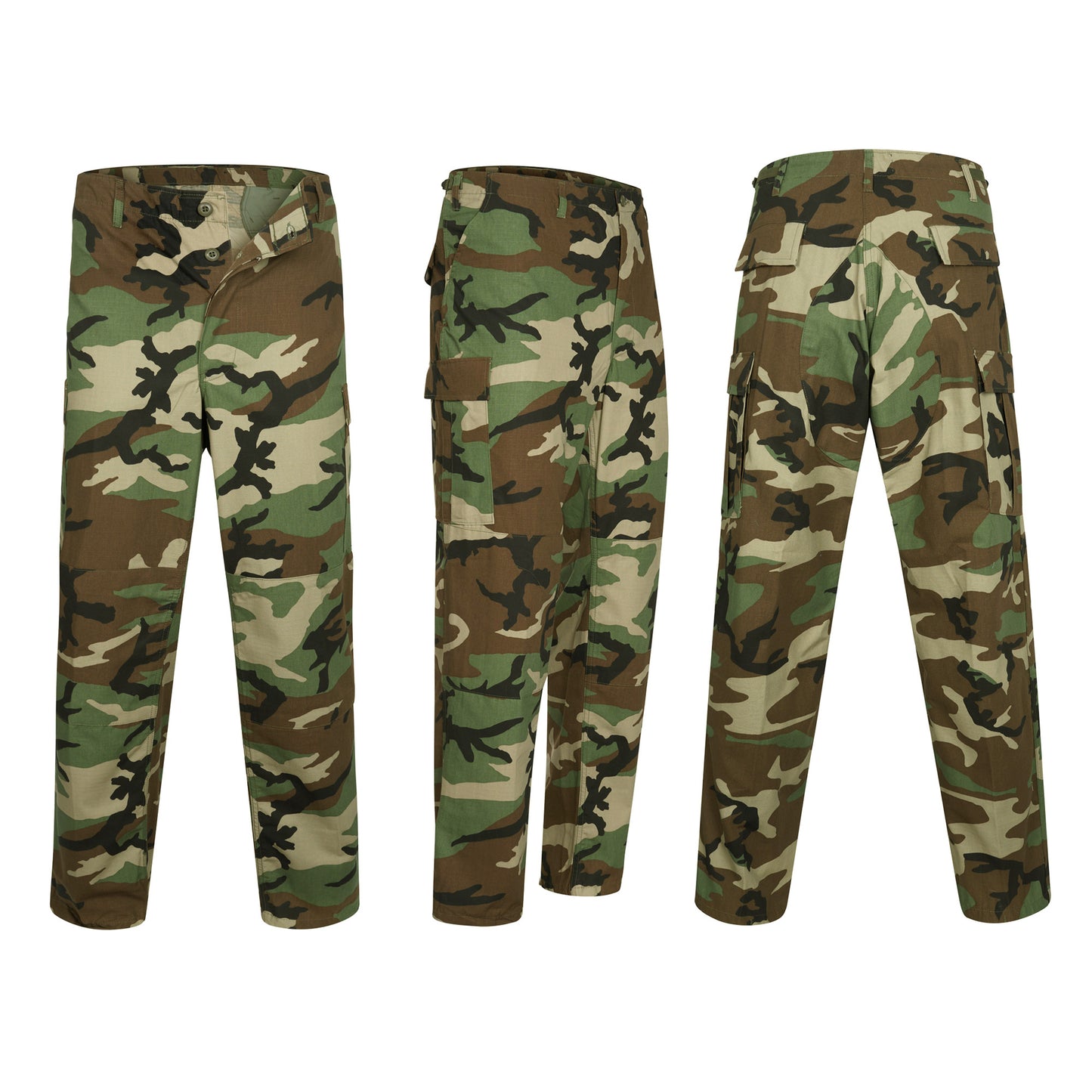 US Army Trousers Original TRU-SPEC Ripstop Woodland Camo