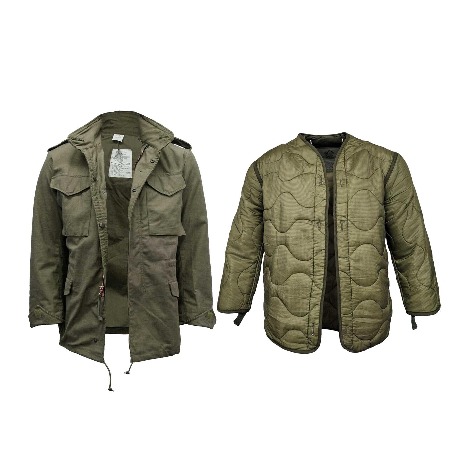 Military jacket with hidden hood online