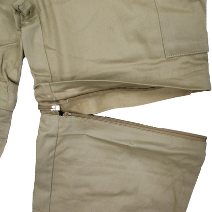 Kids Trousers 2 in 1, Zip-Off Shorts Beige