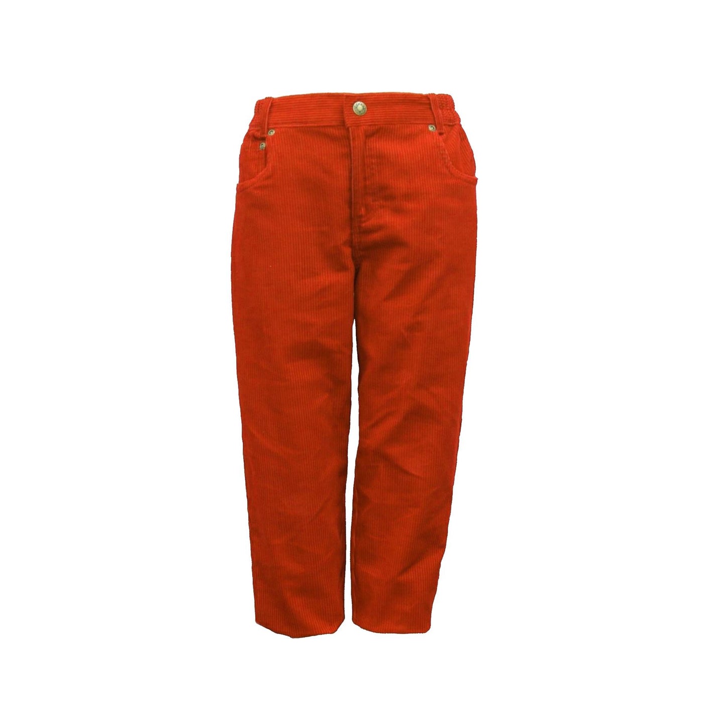 Kids Trousers Warm Corduroy Pants Red