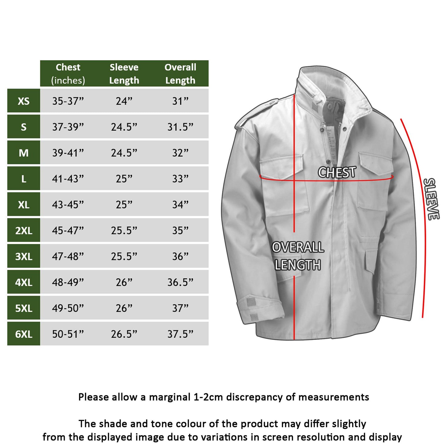 M65 Field Jacket Lined Urban Camo