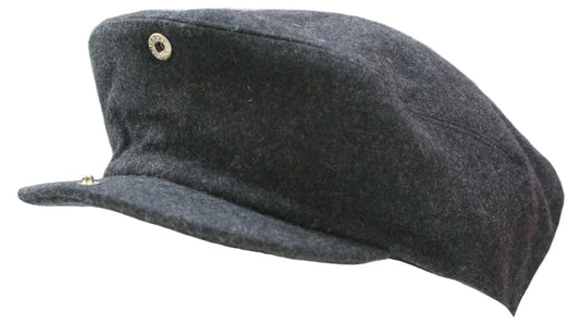 Wool Hat Vintage Style Flat Cap Grey