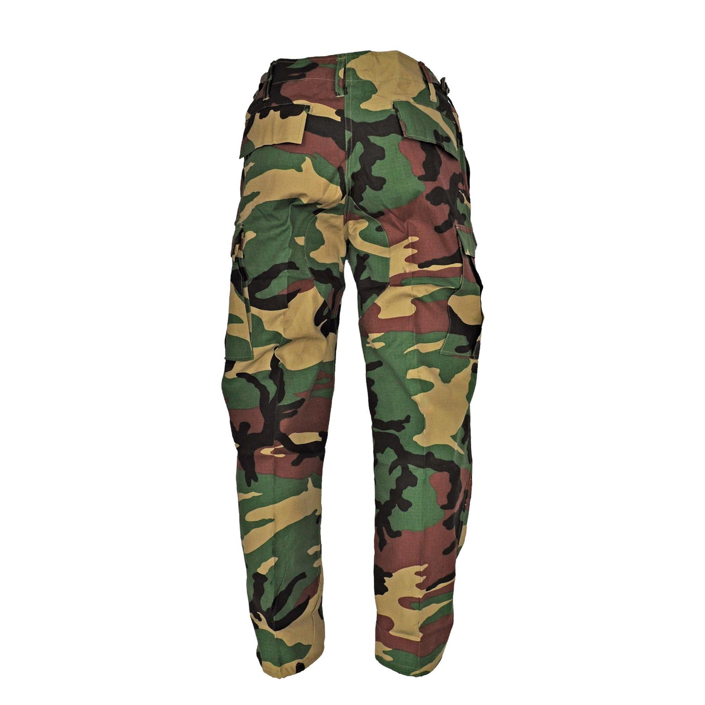 Army Trousers Ripstop Cotton Combat Pants Woodland Camo